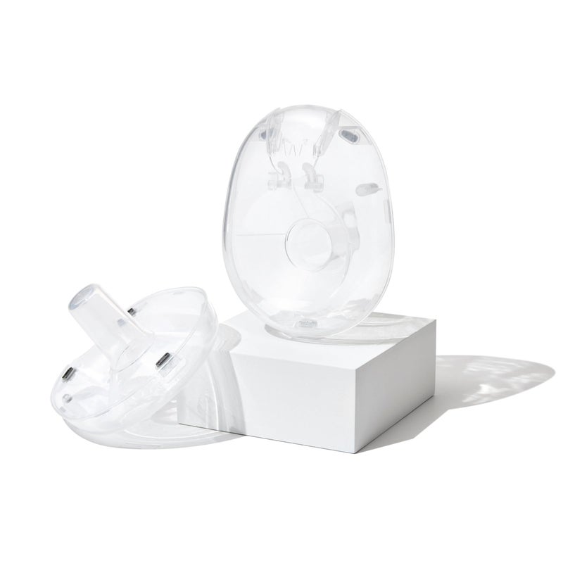 Willow - 360 Breast Pump Flanges - 21mm Breast Shield - for Willow 360 or 3.0 Wearable Breast Pump, Hands-Free for Leak Proof Breast Pumping with Spill- Proof Milk Bags - 2ct - Image 1